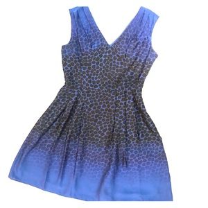 LOFT Adorable Patterned Cocktail Dress